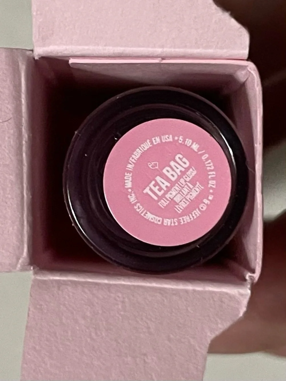 Jeffree Star Supreme Gloss NWT Full pigment Lip Gloss Tea Bag